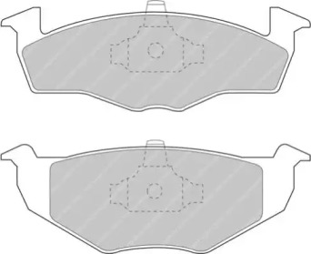 Комплект тормозных колодок (FERODO RACING: FCP1054H)