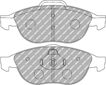 Комплект тормозных колодок (FERODO RACING: FCP1134H)