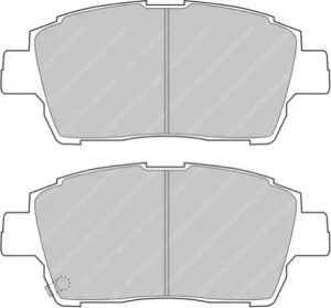 Комплект тормозных колодок (FERODO RACING: FCP1392H)