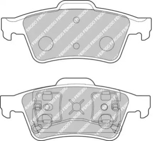 Комплект тормозных колодок (FERODO RACING: FCP1540H)