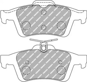 Комплект тормозных колодок (FERODO RACING: FCP1931H)