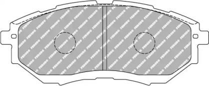 Комплект тормозных колодок (FERODO RACING: FCP1984H)