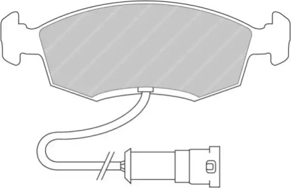 Комплект тормозных колодок (FERODO RACING: FDS276)