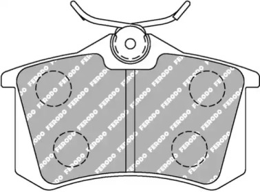 Комплект тормозных колодок (FERODO RACING: FDS541)