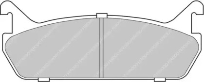 Комплект тормозных колодок (FERODO RACING: FDS654)