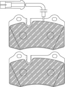 Комплект тормозных колодок (FERODO RACING: FDS721)