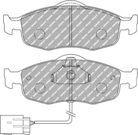 Комплект тормозных колодок (FERODO RACING: FDS766)