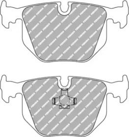 Комплект тормозных колодок (FERODO RACING: FDS857)