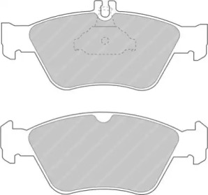 Комплект тормозных колодок (FERODO RACING: FDS1049)