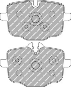 Комплект тормозных колодок (FERODO RACING: FCP4381H)