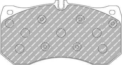 Комплект тормозных колодок (FERODO RACING: FCP4466H)