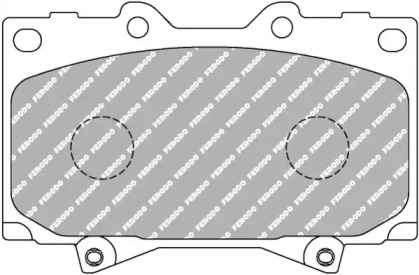 Комплект тормозных колодок (FERODO RACING: FDSE1456)