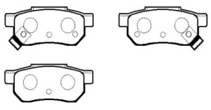 Комплект тормозных колодок (HSB GOLD: HP5061)