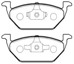 Комплект тормозных колодок (HSB GOLD: HP5168)