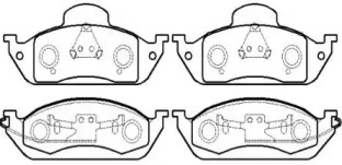 Комплект тормозных колодок (HSB GOLD: HP5235)