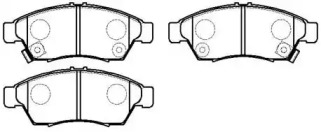 Комплект тормозных колодок (HSB GOLD: HP8442)