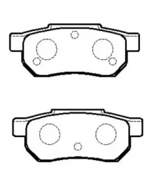 Комплект тормозных колодок (HSB GOLD: HP9224)