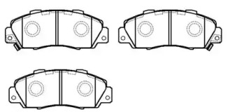 Комплект тормозных колодок (HSB GOLD: HP9227)