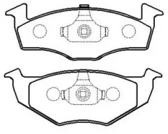 Комплект тормозных колодок (HSB GOLD: HP9465)