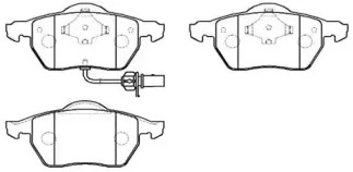 Комплект тормозных колодок (HSB GOLD: HP9482)