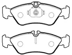 Комплект тормозных колодок (HSB GOLD: HP9557)