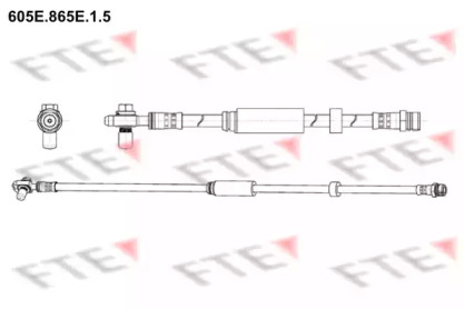 Шлангопровод (FTE: 605E.865E.1.5)