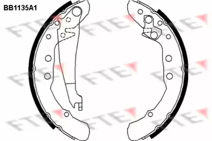 Комлект тормозных накладок (FTE: BB1135A1)
