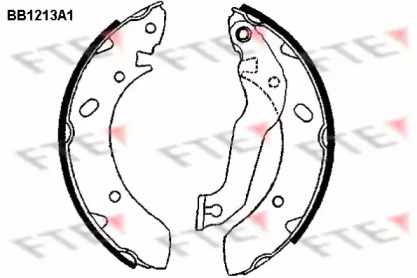 Комлект тормозных накладок (FTE: BB1213A1)