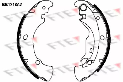 Комлект тормозных накладок (FTE: BB1218A2)