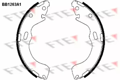 Комлект тормозных накладок (FTE: BB1263A1)