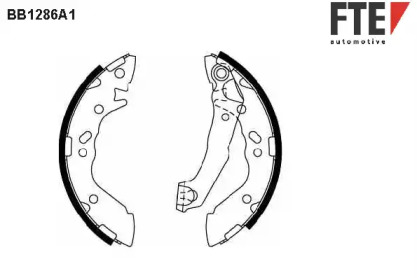 Комлект тормозных накладок (FTE: BB1286A1)