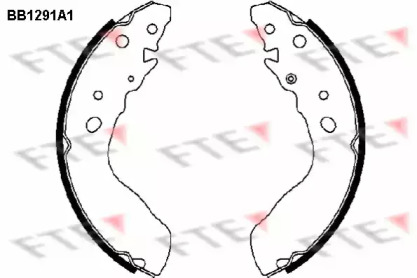 Комлект тормозных накладок (FTE: BB1291A1)
