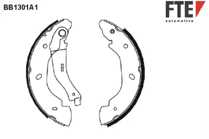 Комлект тормозных накладок (FTE: BB1301A1)