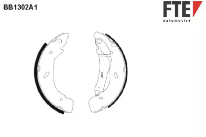 Комлект тормозных накладок (FTE: BB1302A1)