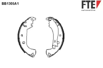 Комлект тормозных накладок (FTE: BB1305A1)