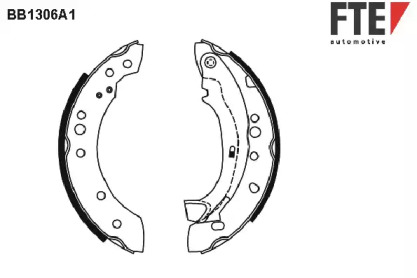 Комлект тормозных накладок (FTE: BB1306A1)