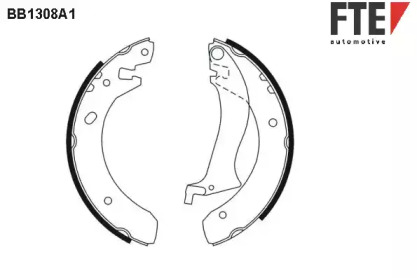 Комлект тормозных накладок (FTE: BB1308A1)