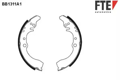 Комлект тормозных накладок (FTE: BB1311A1)