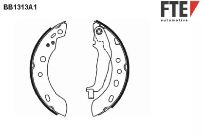 Комлект тормозных накладок (FTE: BB1313A1)