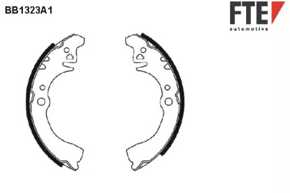 Комлект тормозных накладок (FTE: BB1323A1)