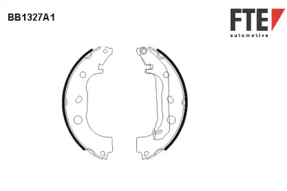 Комлект тормозных накладок (FTE: BB1327A1)