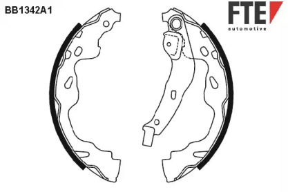 Комлект тормозных накладок (FTE: BB1342A1)