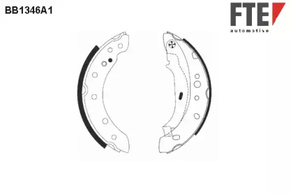 Комлект тормозных накладок (FTE: BB1346A1)