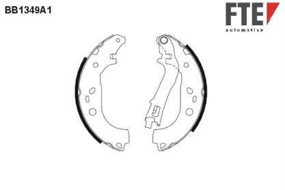 Комлект тормозных накладок (FTE: BB1349A1)