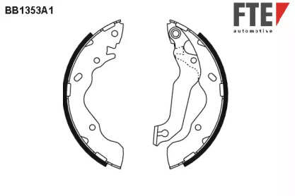 Комлект тормозных накладок (FTE: BB1353A1)