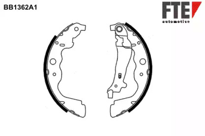 Комлект тормозных накладок (FTE: BB1362A1)