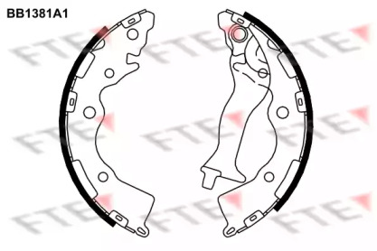Комлект тормозных накладок (FTE: BB1381A1)