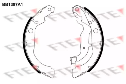 Комлект тормозных накладок (FTE: BB1397A1)
