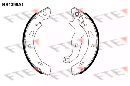 Комлект тормозных накладок (FTE: BB1399A1)