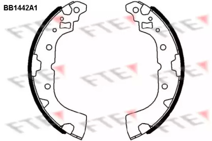 Комлект тормозных накладок (FTE: BB1442A1)